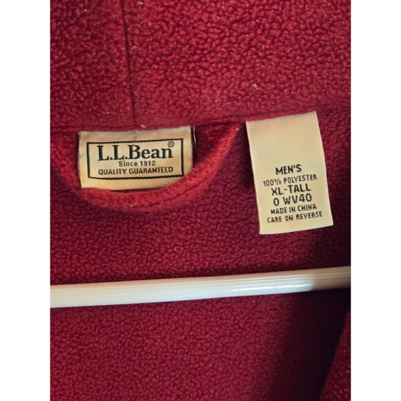 L.L. Bean Men's Polar Fleece Robe XL Tall Lounge Cuddle Cover-Up O-WV40=0 - Picture 3 of 6